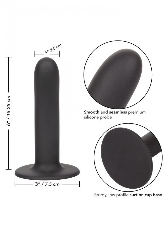Gładkie wyprofilowane dildo stymulator prostaty 15 cm