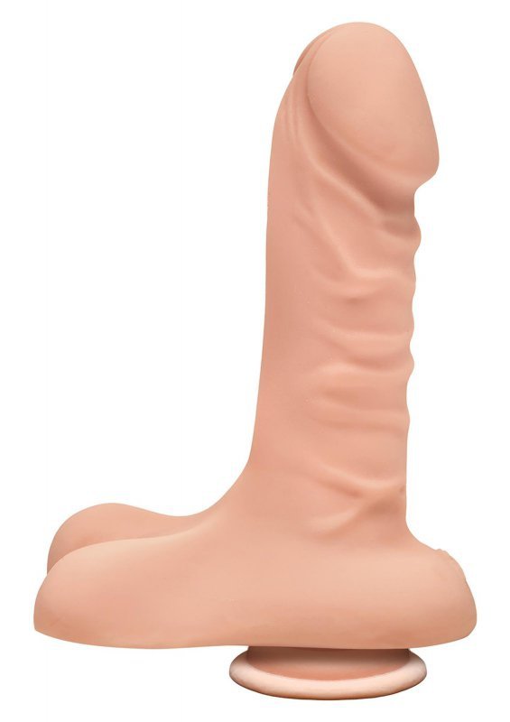 Realistyczne dildo duże jądra z przyssawką 15 cm