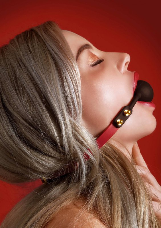 Silicone ball gag