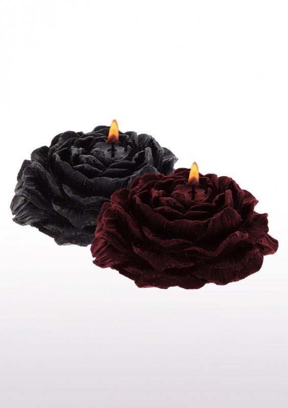 Rose japanese drip candle 2pcs