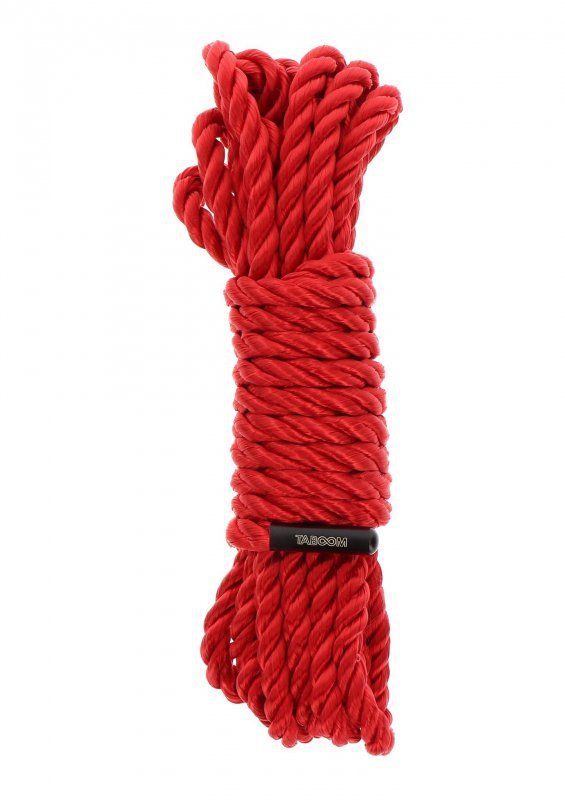 Lina do wiązania Shibari Kinbaku czerwona 5m