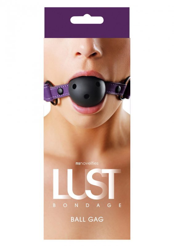 Fioletowy knebal do ust Lust Bondage Ball Gag 
