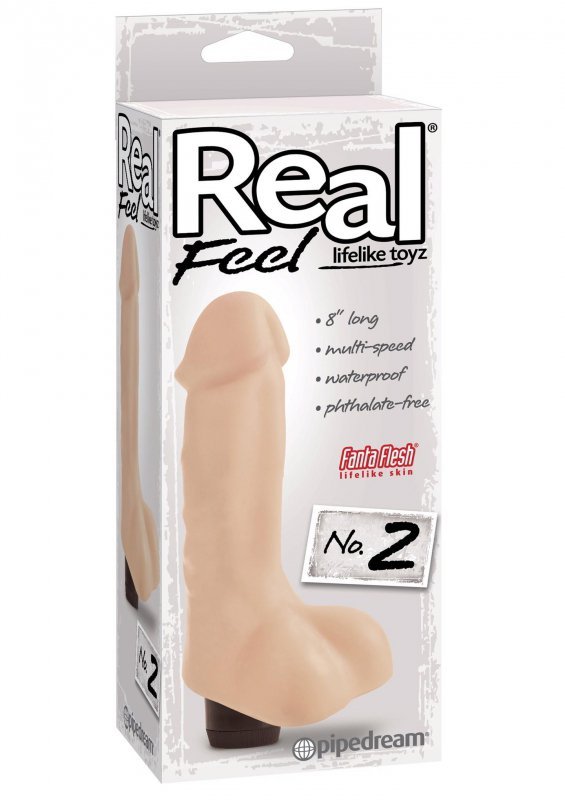 Naturalny wibrator jak prawdziwy penis z jądrami 20 cm