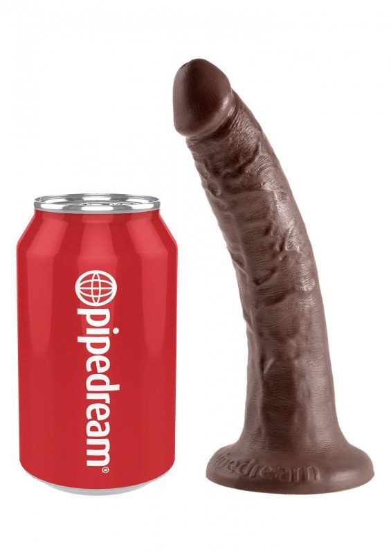 Dildo cock 7 inch brown