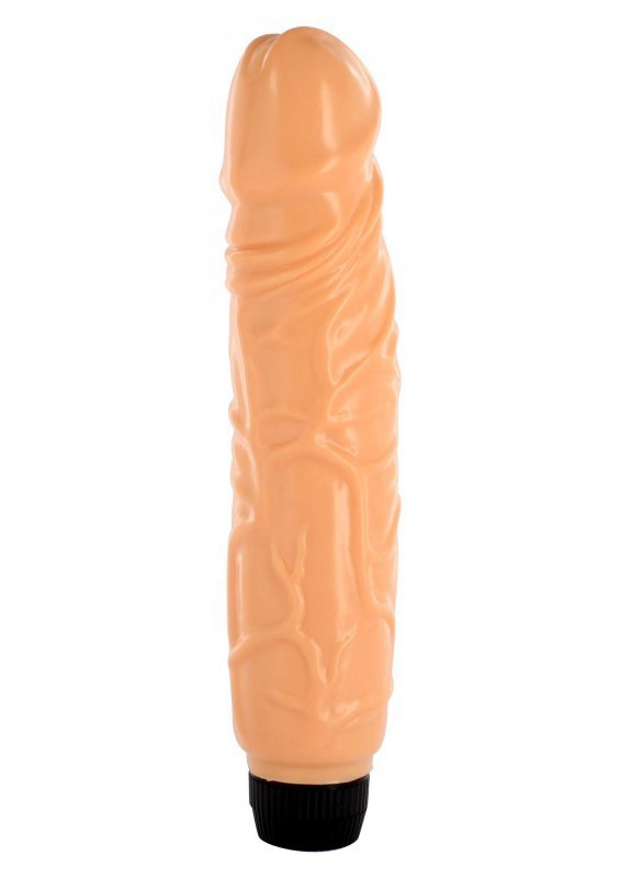 Gruby wibrator z żyłami, jak prawdziwy penis 