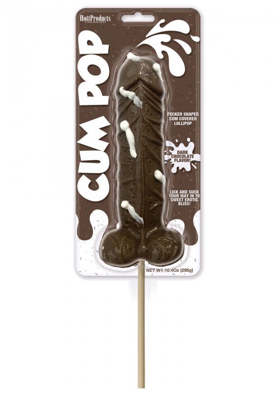 Chocolate flavoured cum pops