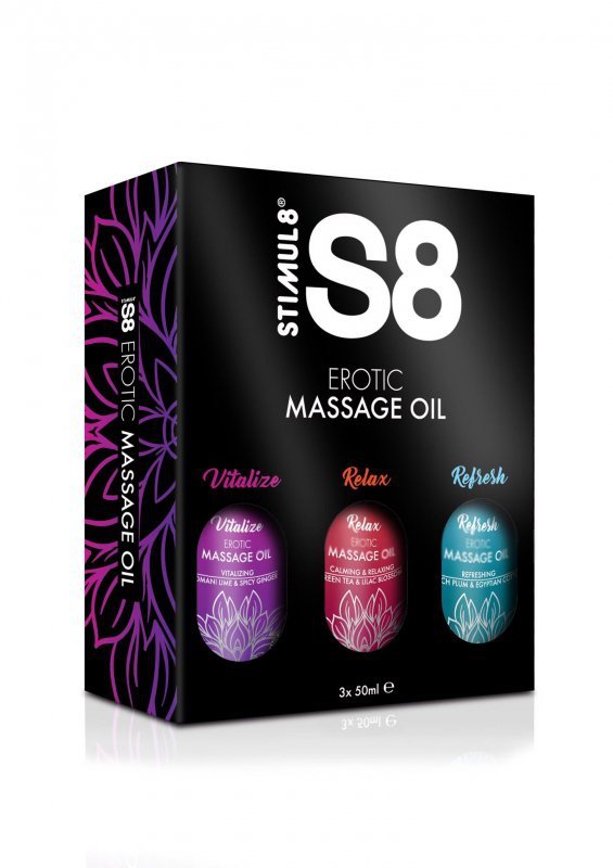 Olejek S8 Massage Oil 3x 50ml