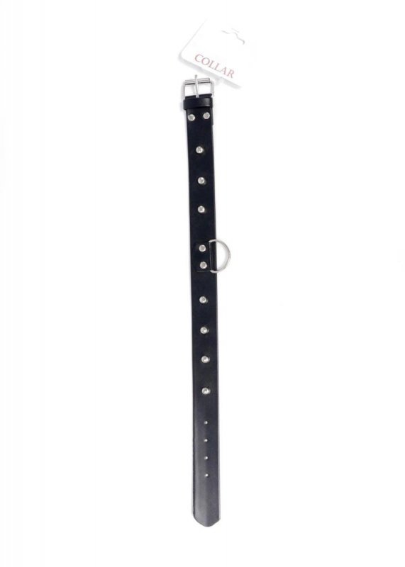 Obroża BDSM z ćwiekami zawleczką 3 cm