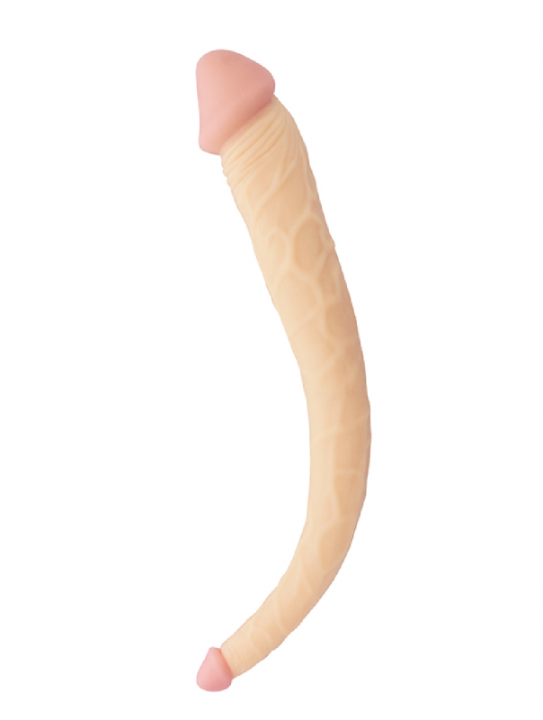 Dildo dwustronne do pochwy i pupy realistyczne 38 cm