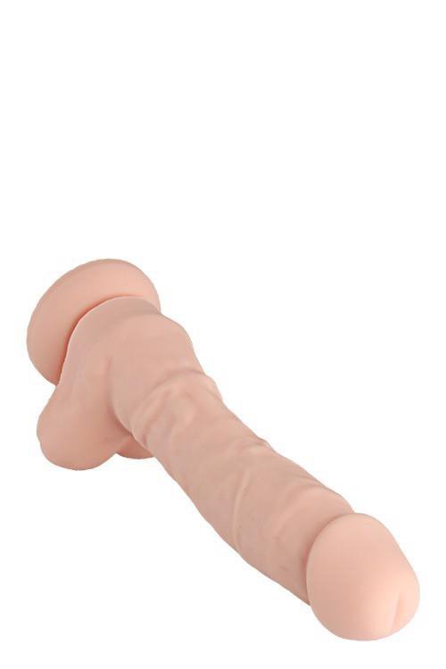 Żylaste dildo z jądrami na przyssawce 22 CM