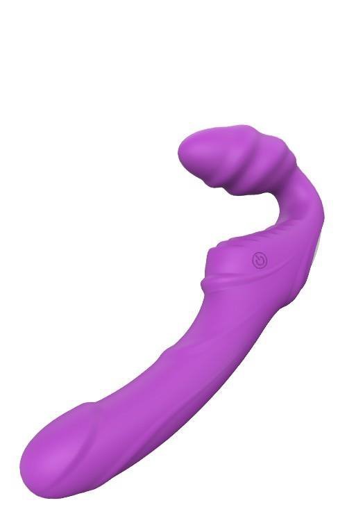 Wibrator strap-on bez uprzęży dla par i lesbijek Dream Toys