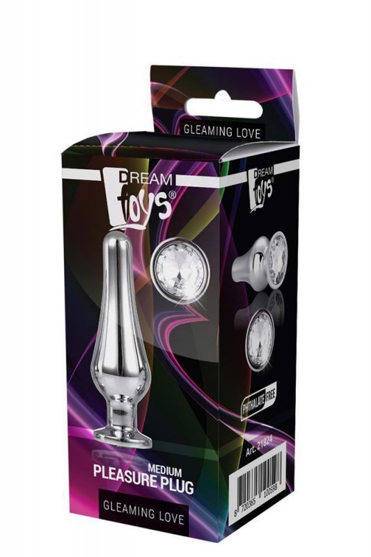 Gleaming Love silver pleasure plug m