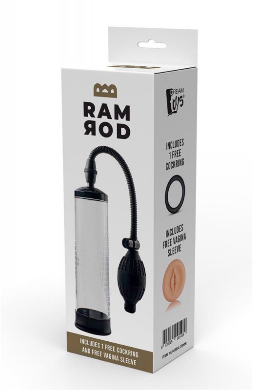 Pompka do penisa z gruszką Ramrod classic penis pump