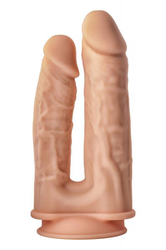 Podwójne realistyczne dildo analno waginalne 