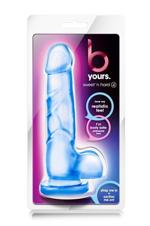 Twardy żelowy penis dildo na przyssawce 18 cm