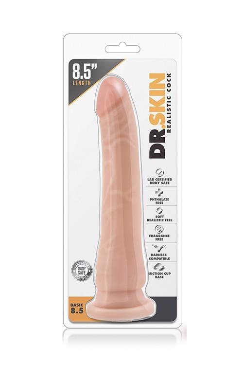 Realistyczne żylaste dildo sztuczny penis z przyssawką 21,5 cm