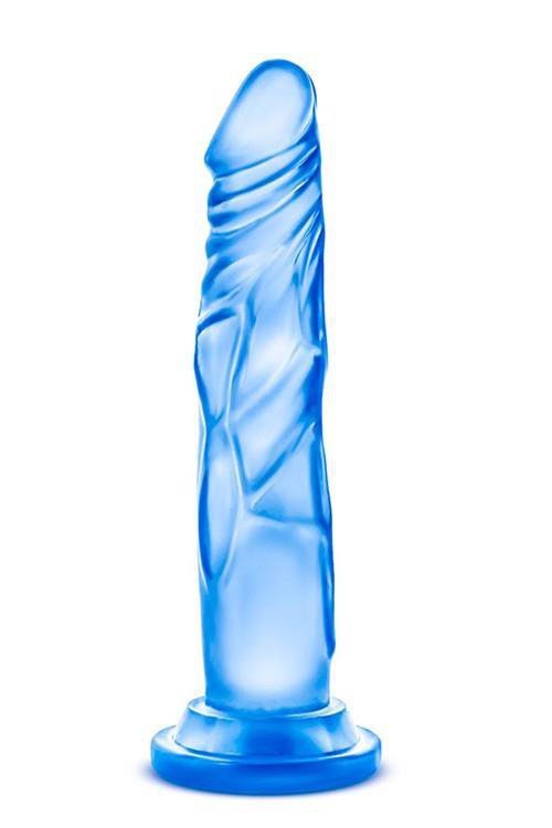 Penis dildo bez jajek na przyssawce żelowe 17 cm