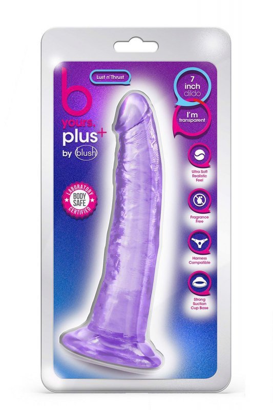 Penis bez jąder dildo żelowe na przyssawce  19 cm