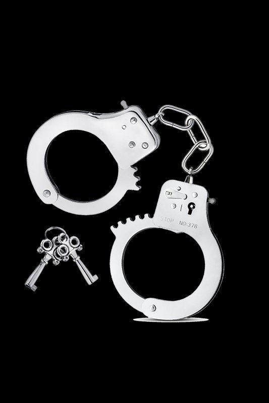 Sex kajdanki stalowe mai no.38 metal handcuffs 