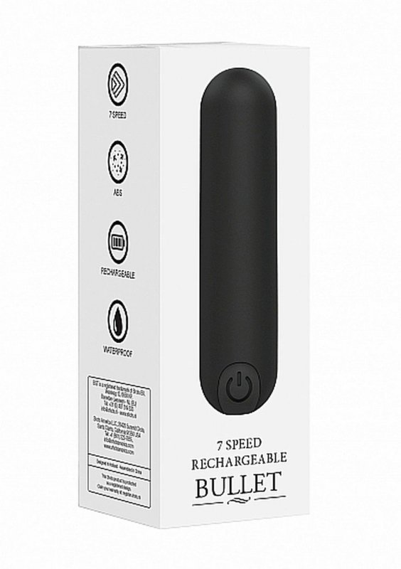 10 speed rechargeable bullet - black