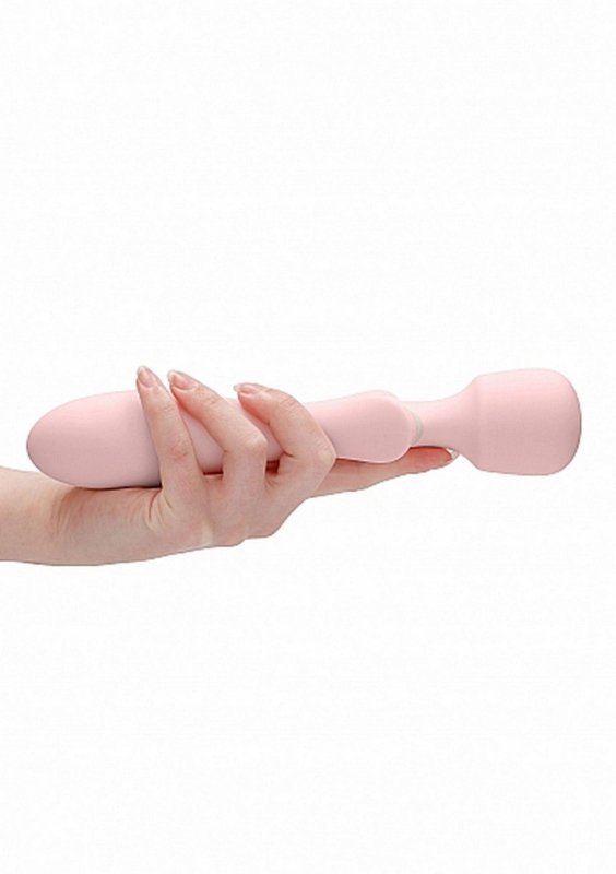 Wibrujący sex masażer różdżka wand z elastyczną główką róż