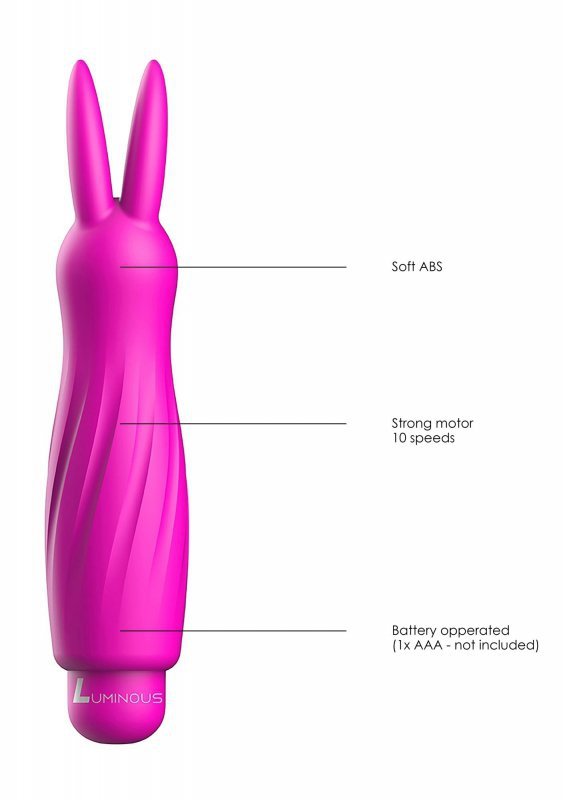 Mini wibrator króliczek masażer łechtaczki fuksjowy