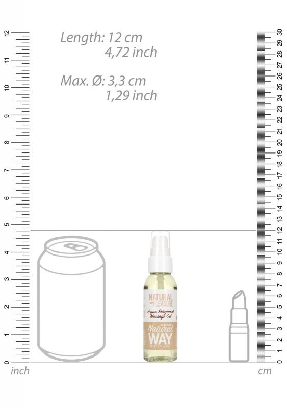 Olejek do masażu erotycznego Vegan bergamot 50 ml