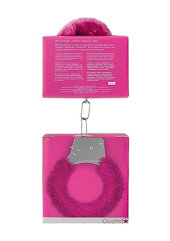 Beginner&quot;s Handcuffs Furry - pink