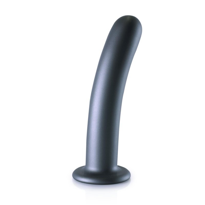 Smooth Silicone G-Spot Dildo - 7&#039;&#039; / 17 cm