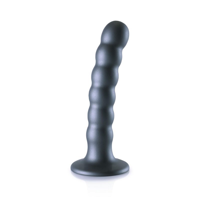 Beaded Silicone G-Spot Dildo - 5&#039;&#039; / 13 cm
