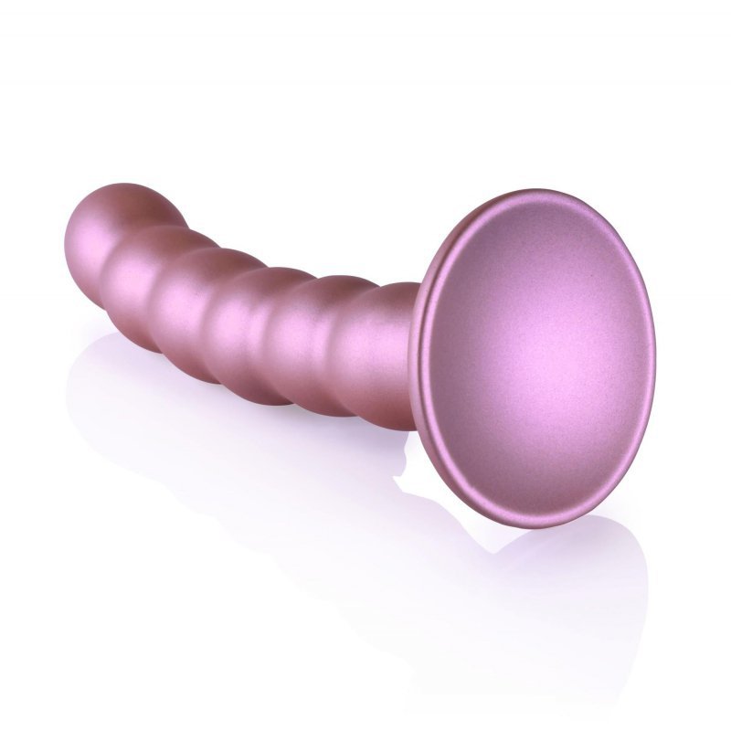 Beaded Silicone G-Spot Dildo - 5&#039;&#039; / 13 cm