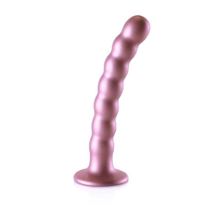 Beaded Silicone G-Spot Dildo - 6,5&#039;&#039; / 16,5 cm
