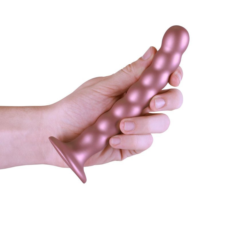 Beaded Silicone G-Spot Dildo - 6,5&#039;&#039; / 16,5 cm