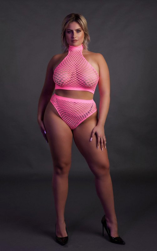 Turtle Neck and High Waist Slip  XL/XXXXL