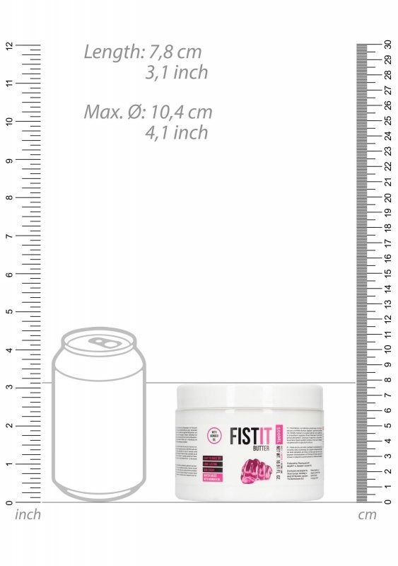 Kremowy lubrykant wodny żel do fistingu 500 ml