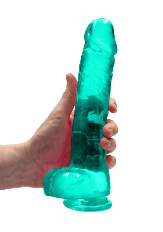 Żelowy penis dildo z przyssawką 25 cm 