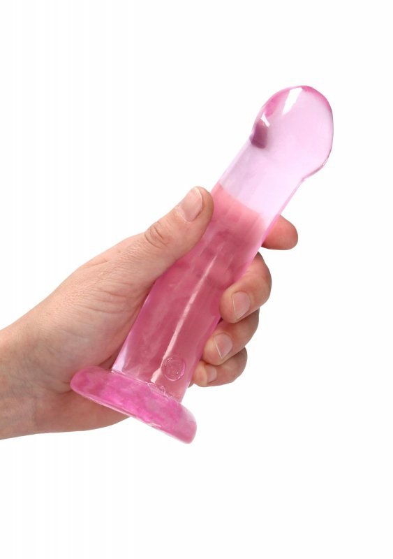 REALISTYCZNE DILDO ANALNE NA PRZYSSAWCE RÓŻOWE 17,8 CM