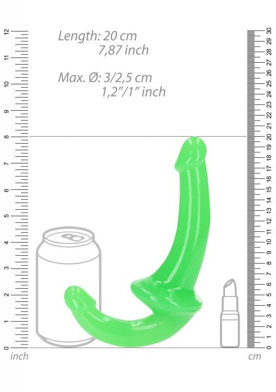 Strapless Strap-On - Glow in the Dark - 6&#039;&#039; / 13,5 cm
