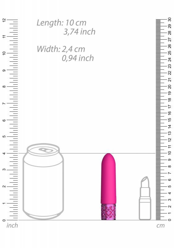 Elegancki mini wibrator silikonowy pocisk różowy