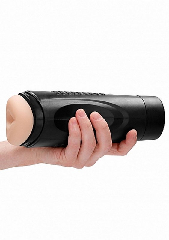 Self lubrication easy grip masturbator xl anal - flesh