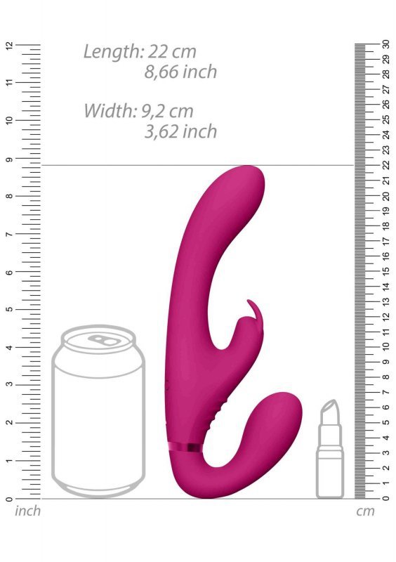 Strapon Wibrator Suki - pink