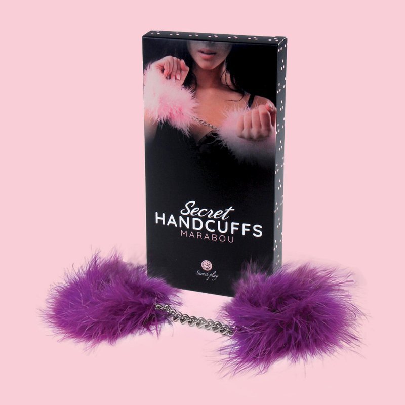 Kajdanki-Esposas marabu morado