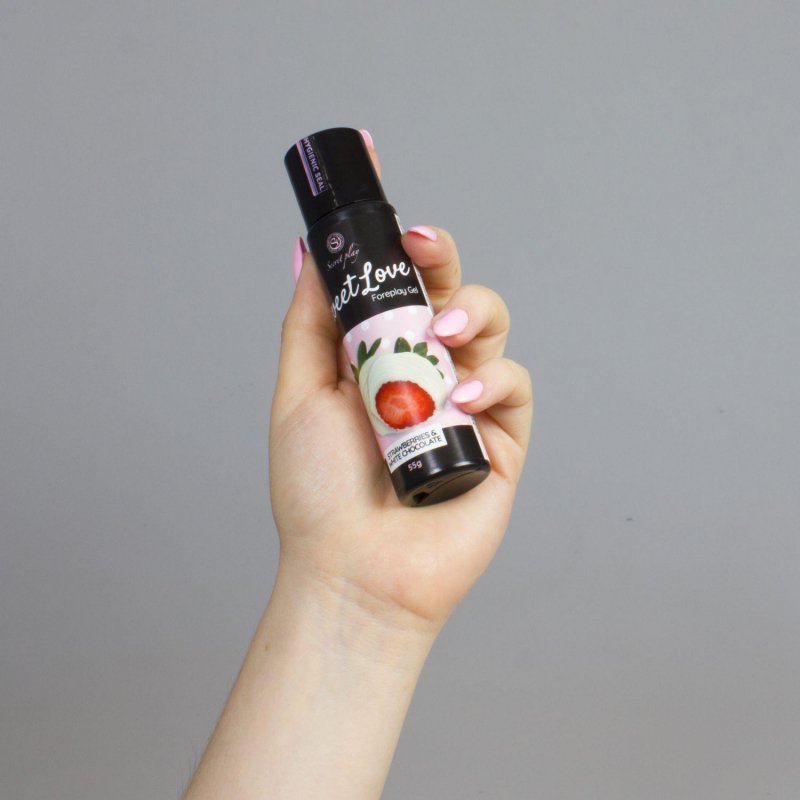 Jadalny kremow żyel intymny truskawka biała czekolada 60 ml