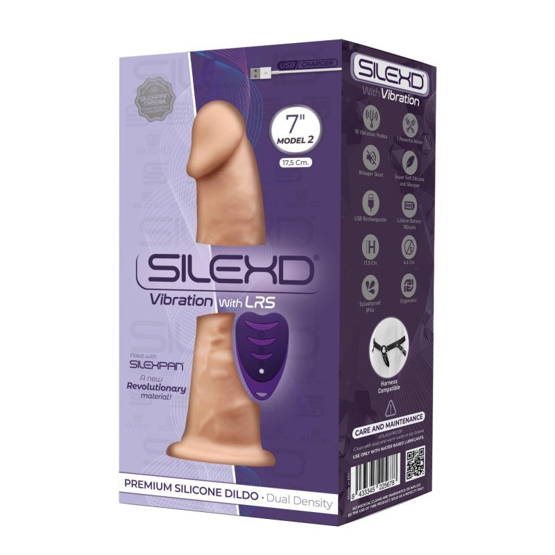 REALISTYCZNY WIBRATOR DILDO Z PRZYSSAWKĄ 18 CM