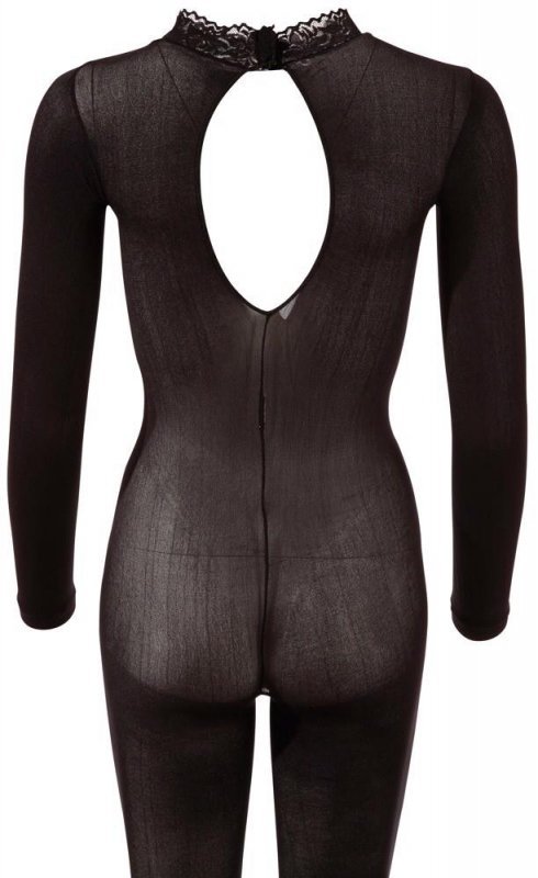 Seksowny bodystocking kombinezon erotyczny ze stójką M/L