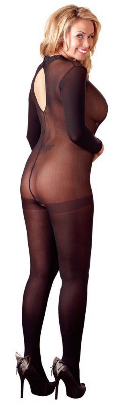 Seksowny bodystocking kombinezon erotyczny z długim rękawem XL/2XL