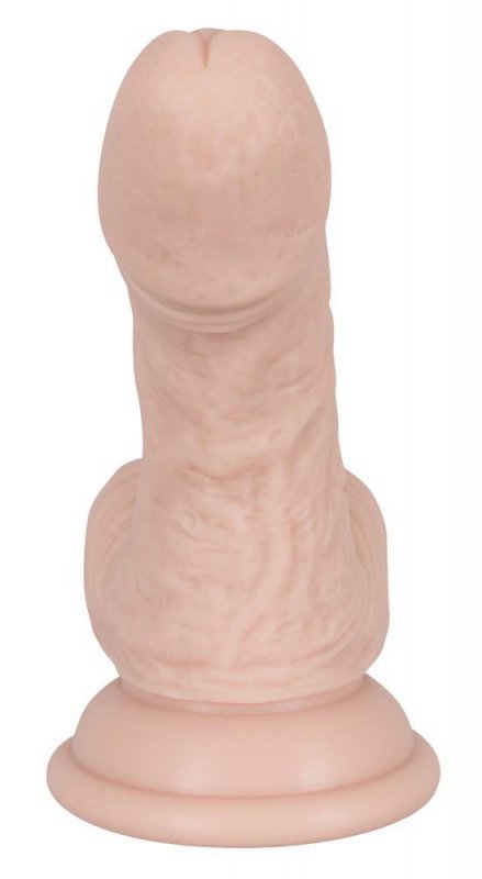 Realistyczne dildo z jądrami penis na przyssawce 14,5 cm
