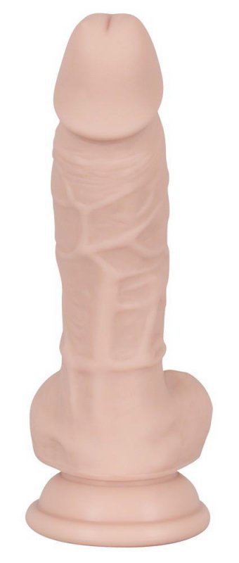 Naturalne żylaste dildo z przyssawką 18 cm