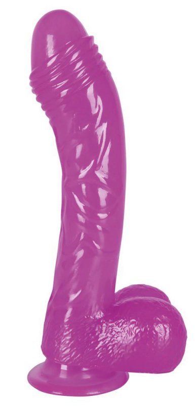 Dildo żelowe na przyssawce 19 cm