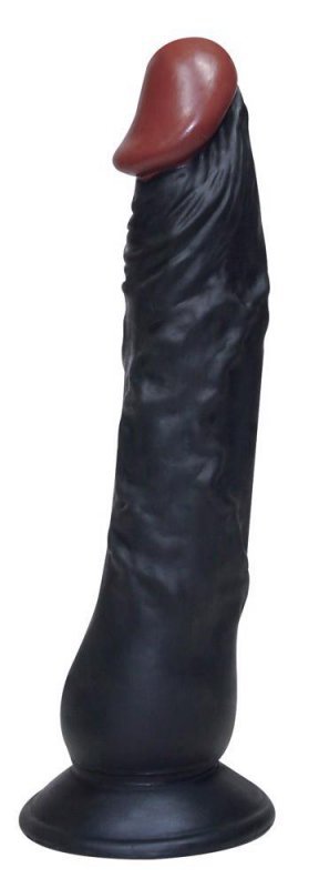 Afrykańskie żylaste dildo realistyczny penis 23 cm